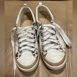 White and Black Women's Sneakers